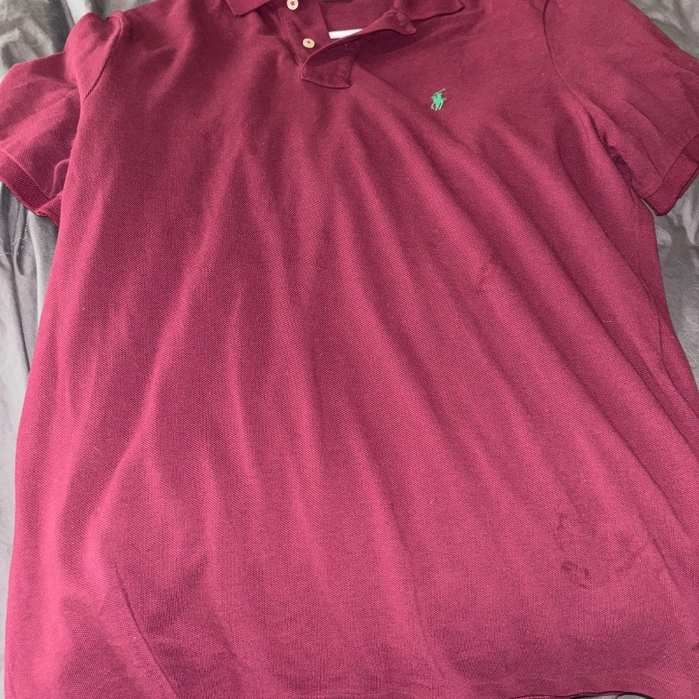 Polo by Ralph Lauren men Maroon Polo Shirt